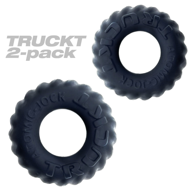 Load image into Gallery viewer, Oxballs Truckt Plus Silicone Cock Ring 2 Pack Special Edition Night
