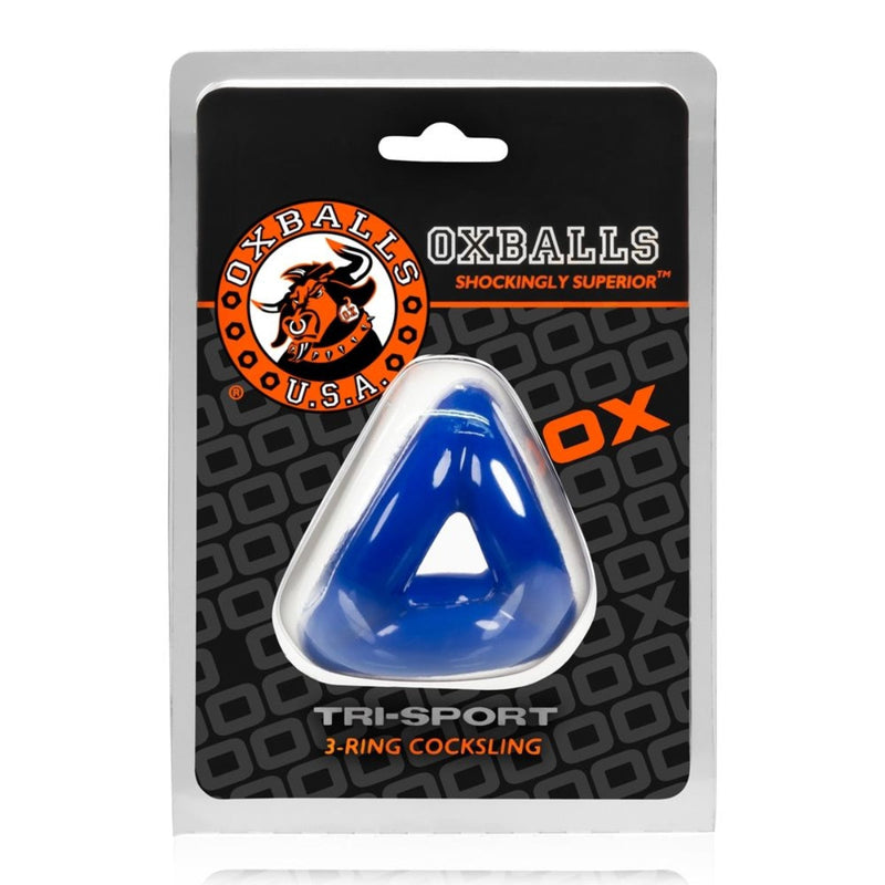 Load image into Gallery viewer, Oxballs Tri Sport Cocksling Blue
