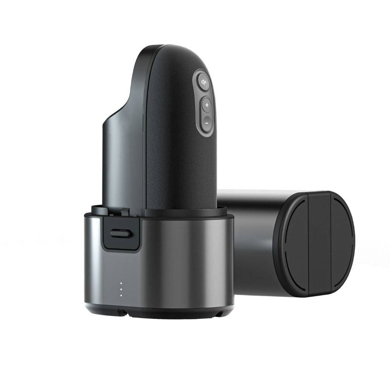 Load image into Gallery viewer, Arcwave Ion Air Wave Pressure Stroker Masturbator With Charging Stand Black - Simply Pleasure
