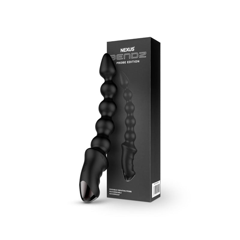 Load image into Gallery viewer, Nexus Bendz Probe Edition Rechargeable Bendable Vibrator Black
