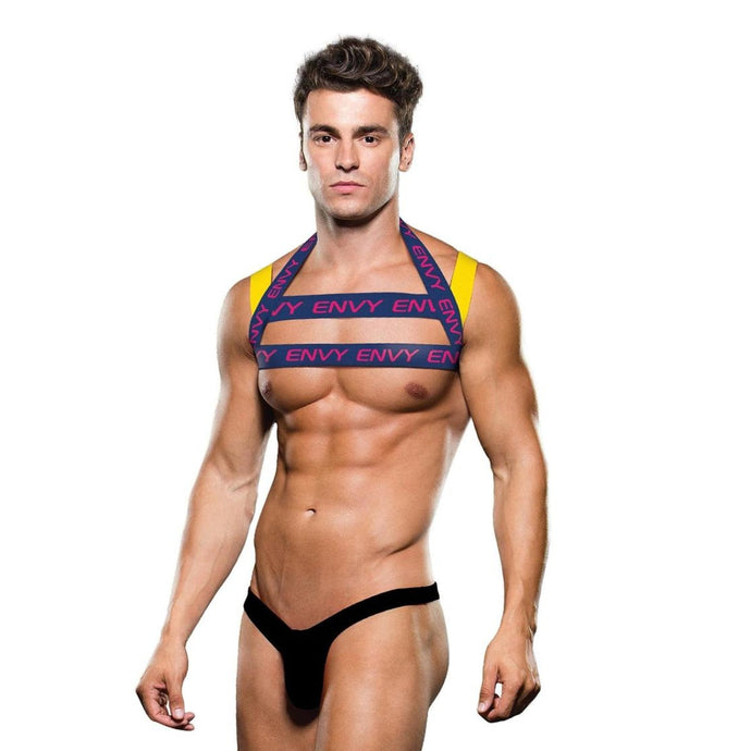 Envy Logo Chest Harness Blue Yellow