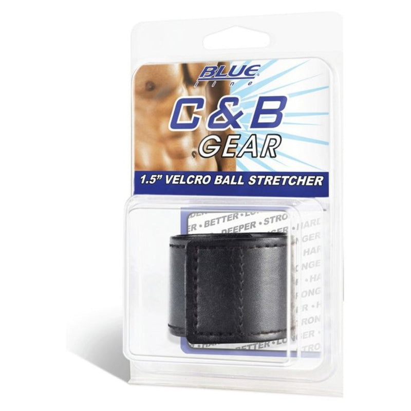 Load image into Gallery viewer, Blue Line Velcro Ball Stretcher Black 1.5 Inch - Simply Pleasure
