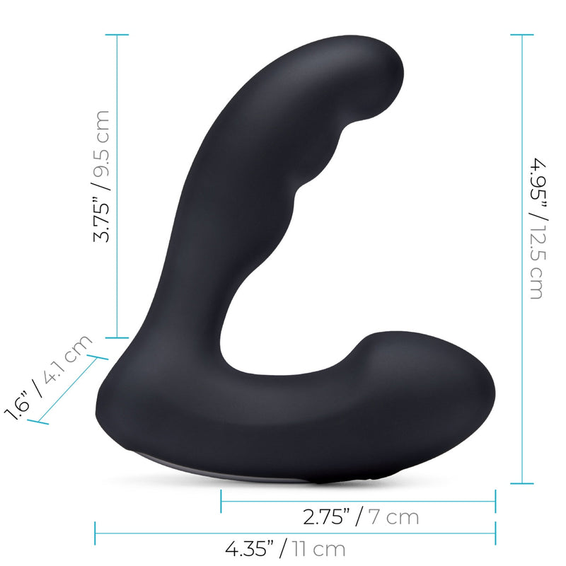 Load image into Gallery viewer, Blue Line Prober Dual Vibrating Remote Controlled Prostate Stimulator Black - Simply Pleasure
