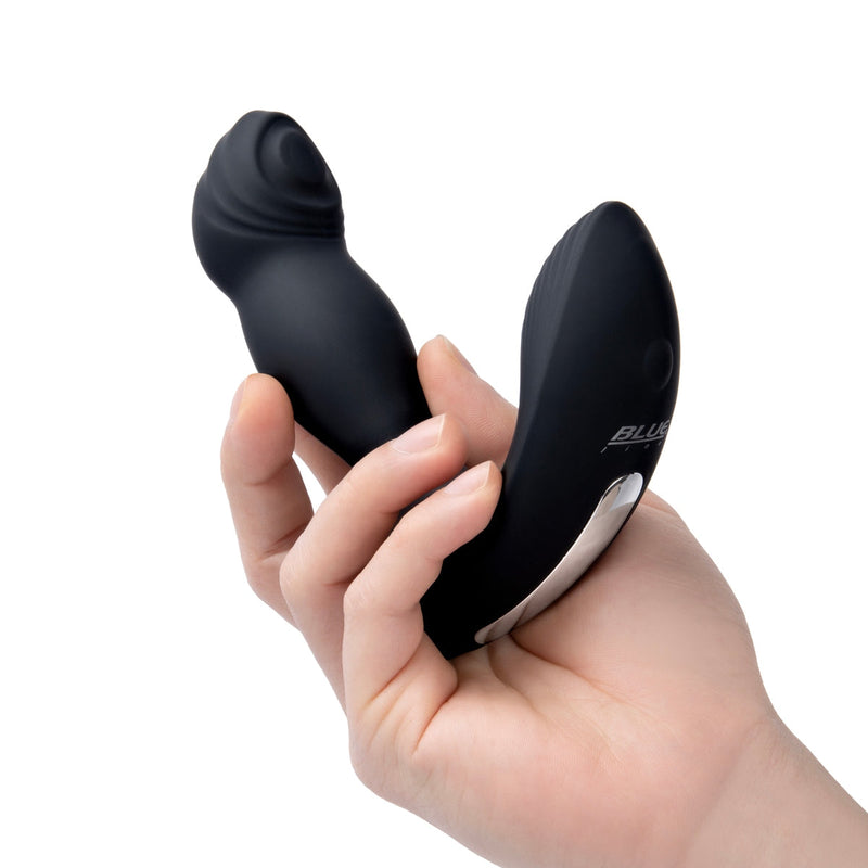 Load image into Gallery viewer, Blue Line Thumper Flicking Remote Controlled Prostate Stimulator Black - Simply Pleasure
