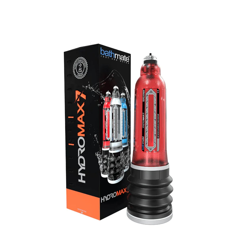 Load image into Gallery viewer, Bathmate Hydromax 7 Penis Pump Red - Simply Pleasure
