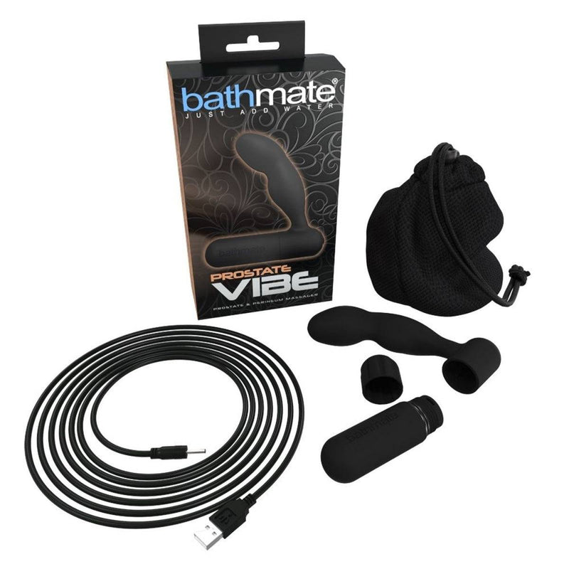 Load image into Gallery viewer, Bathmate Prostate Vibe Prostate Massager Black - Simply Pleasure
