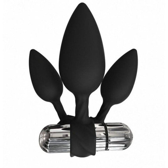 Bathmate Vibe Anal Training Plugs Black  - Prowler UK - Gay Sex Toys