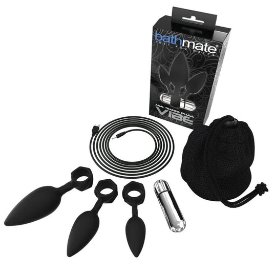 Bathmate Vibe Anal Training Plugs Black  - Prowler UK - Gay Sex Toys