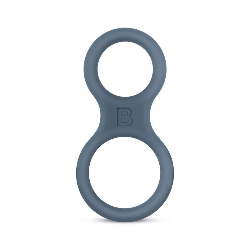 Load image into Gallery viewer, Boners Silicone Cock Ring And Ball Stretcher Grey  - Prowler UK - Gay Sex Toys
