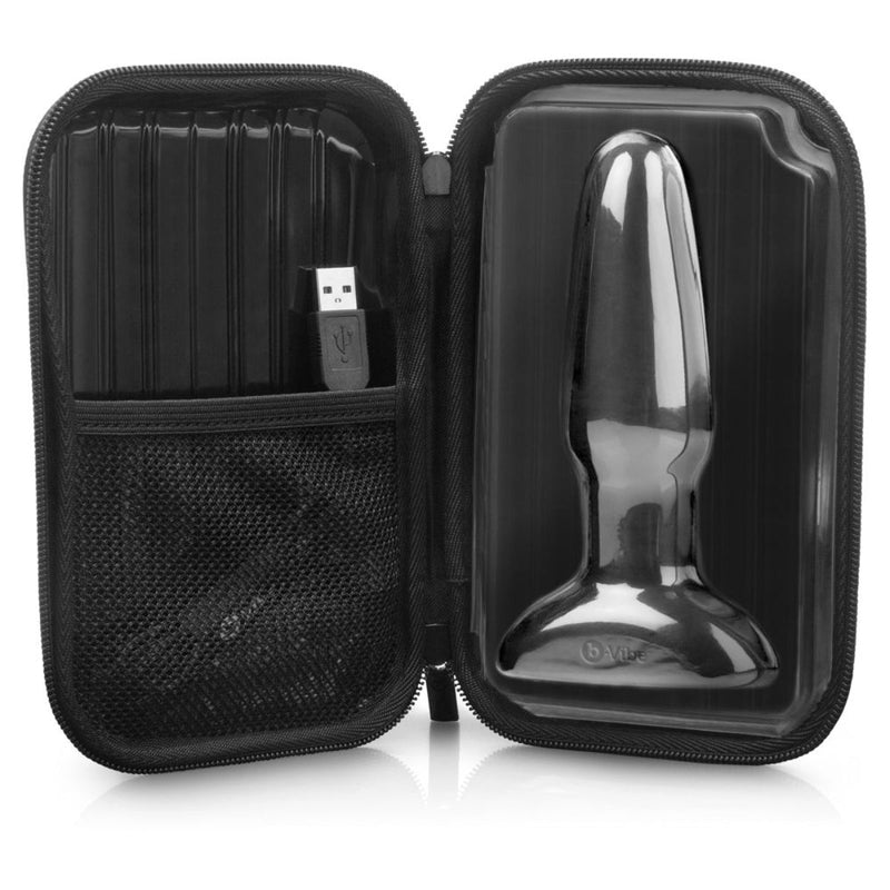 Load image into Gallery viewer, b-Vibe Rimming 2 Remote Control Vibrating Butt Plug Black
