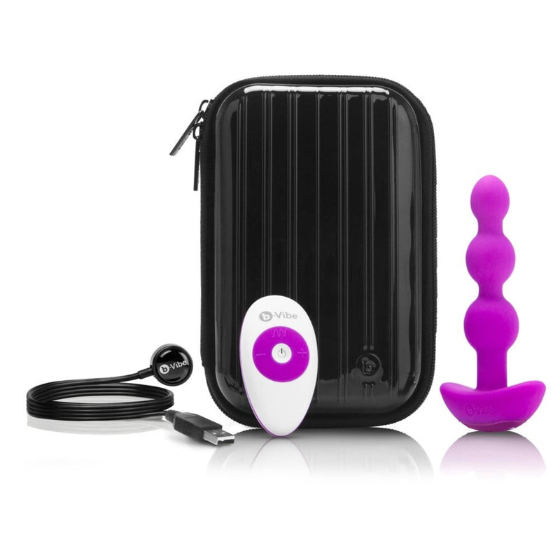 Load image into Gallery viewer, b-Vibe Triplet Remote Control Anal Beads Fucshia
