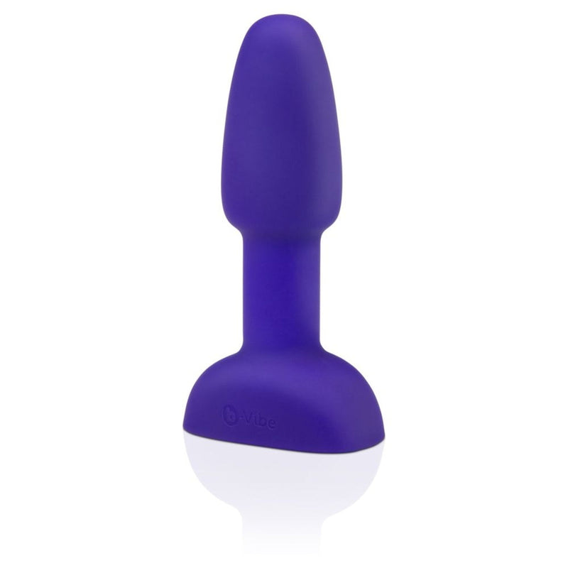 Load image into Gallery viewer, b-Vibe Rimming Petite Remote Control Vibrating Butt Plug Purple

