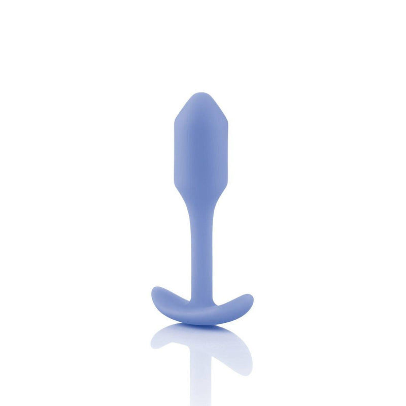 Load image into Gallery viewer, b-Vibe Snug Plug 1 Weighted Silicone Butt Plug Violet - Simply Pleasure
