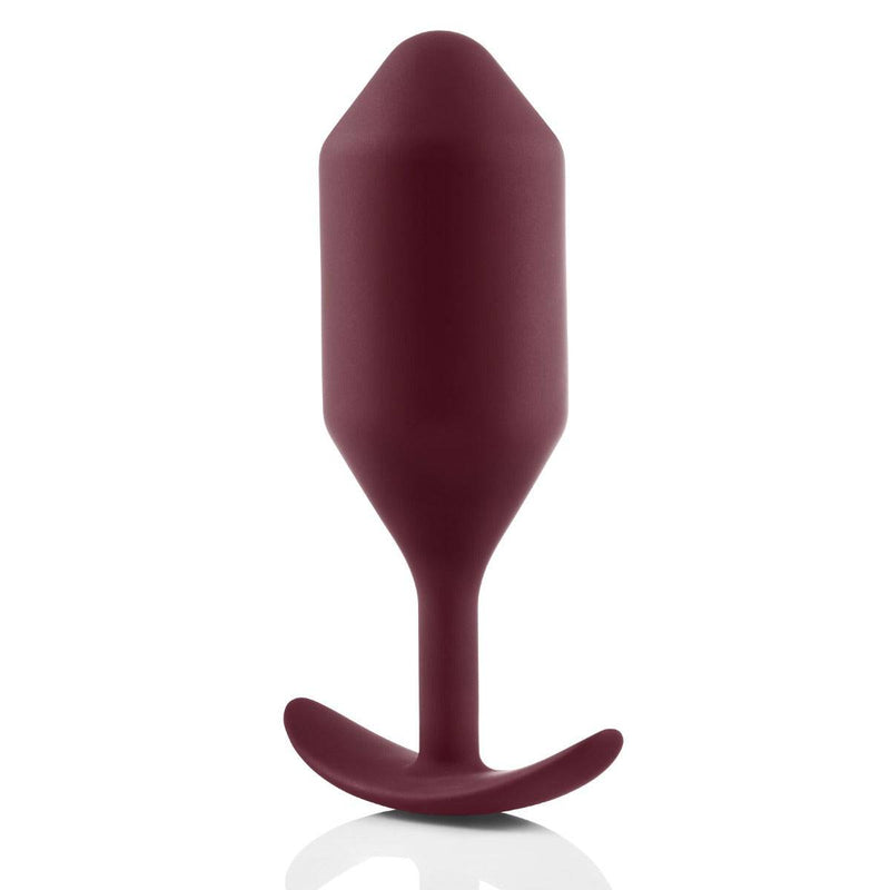 Load image into Gallery viewer, b-Vibe Snug Plug 5 Weighted Silicone Butt Plug Maroon  - Prowler UK - Gay Sex Toys
