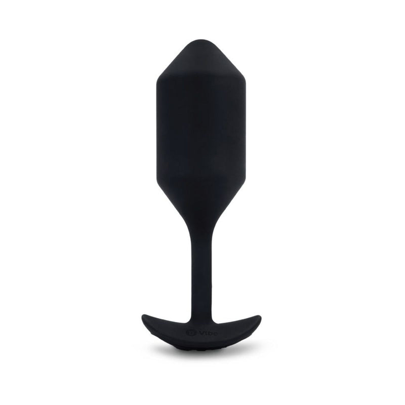 Load image into Gallery viewer, b-Vibe Snug Plug Weighted &amp; Vibrating Butt Plug Black XL
