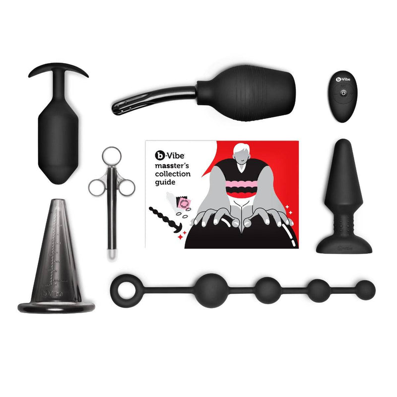 Load image into Gallery viewer, b-Vibe Anal Education Set - MASSter&#39;s Degree Edition Black - Simply Pleasure
