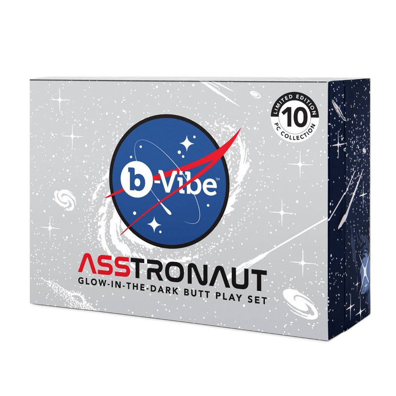 Load image into Gallery viewer, b-Vibe ASStronaut Glow In The Dark Butt Plug Play Set - Simply Pleasure

