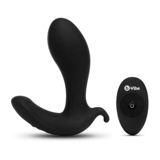 b-Vibe Expand Plug Prostate Massager Vibrator Black - Simply Pleasure