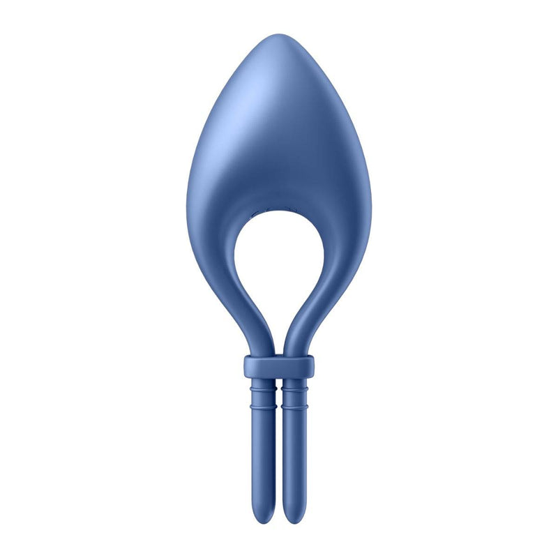 Load image into Gallery viewer, Satisfyer Bullseye Vibrating Cock Ring Blue
