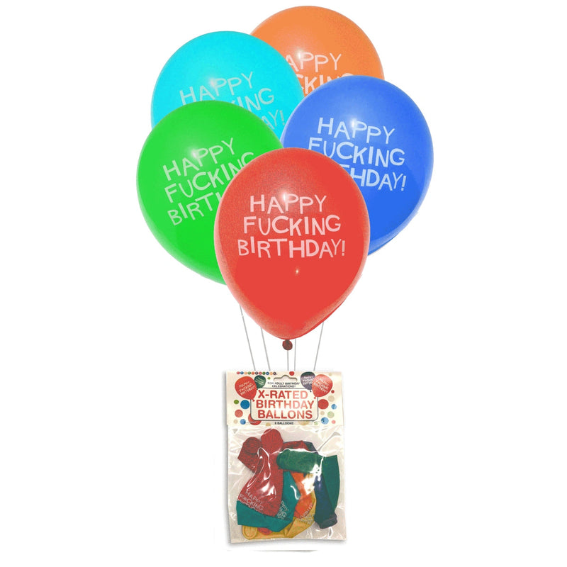 Load image into Gallery viewer, Little Genie X-Rated Birthday Balloons 8 Pack
