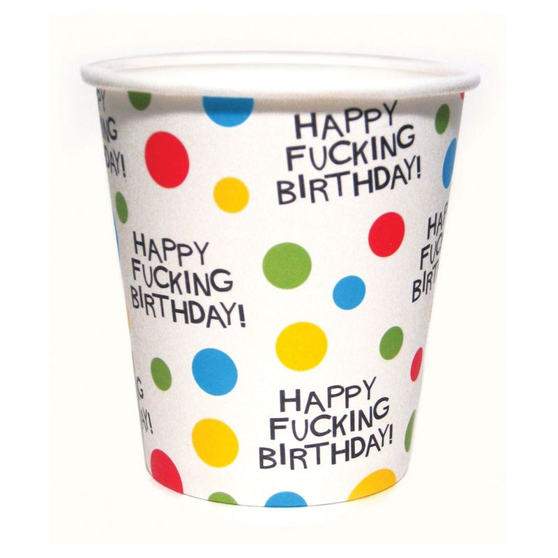 Load image into Gallery viewer, Little Genie X-Rated Birthday Paper Cups 8 Pack
