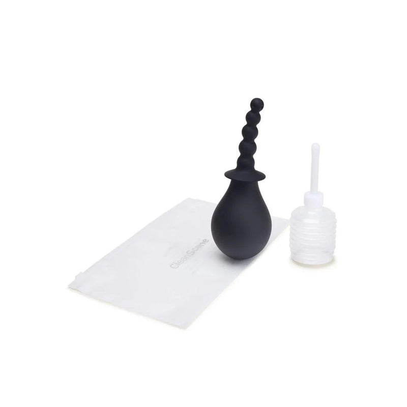 Load image into Gallery viewer, Clean Scene 4 Piece Soft Squeeze Beaded Anal Douche Set With Flared Base - Simply Pleasure
