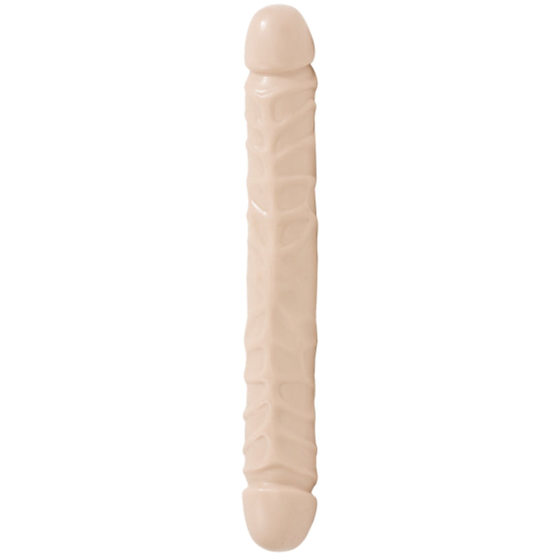 Load image into Gallery viewer, Doc Johnson Jr. Veined Double Ended Dildo Pink 12 Inch
