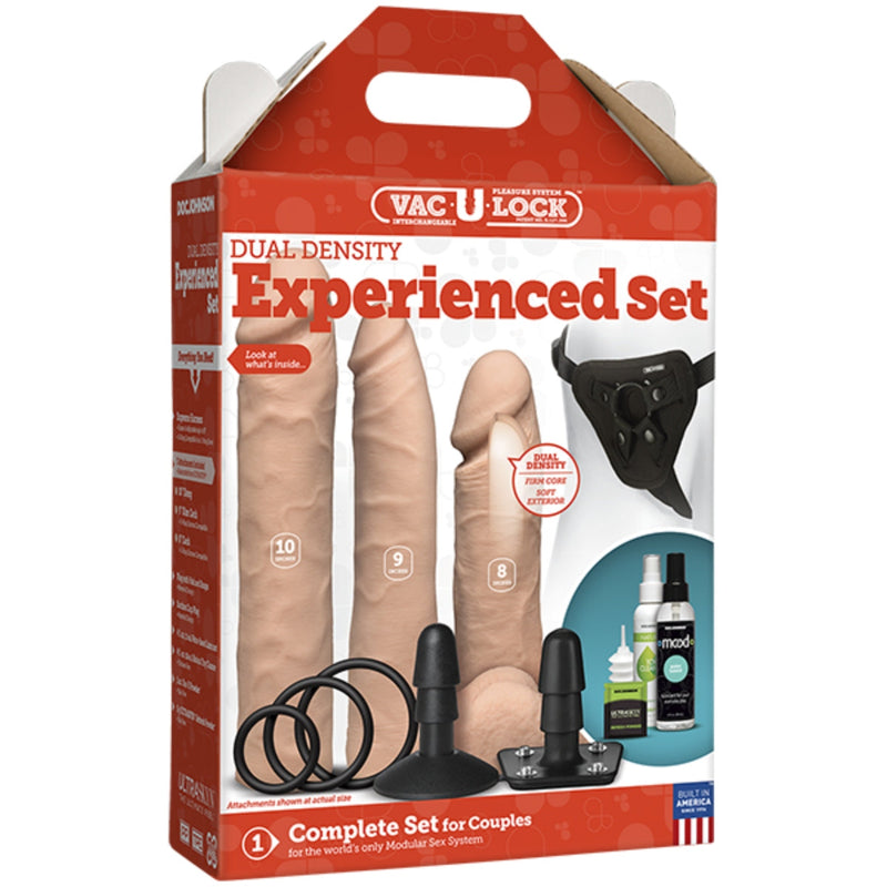 Load image into Gallery viewer, Vac-U-Lock Dual Density Strap-On Experienced Set
