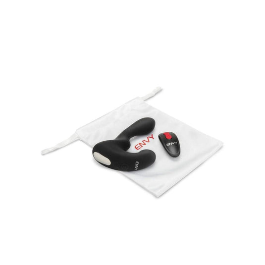 Envy Veer Prostate Vibe P-Spot Vibrator With Remote Control Black