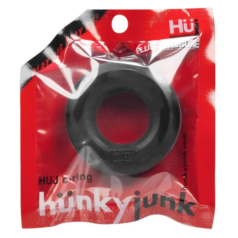 Load image into Gallery viewer, Hunkyjunk HUJ Cock Ring Black
