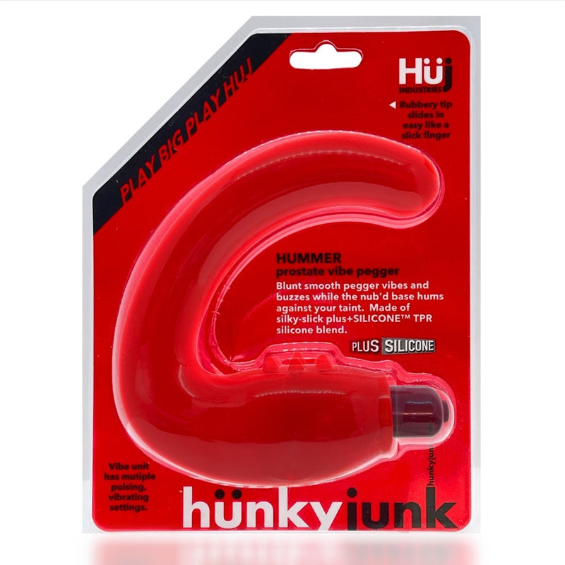 Load image into Gallery viewer, Hunkyjunk Hummer Vibrating Prostate Massager Red
