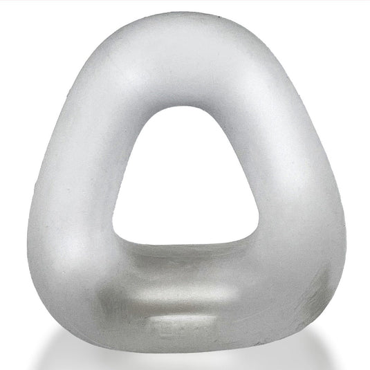 Hunkyjunk Zoid Trapaziod Lifter Cock Ring Clear Ice
