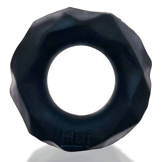 Hunkyjunk Fractal Tactile Silicone Cock Ring Tar Ice