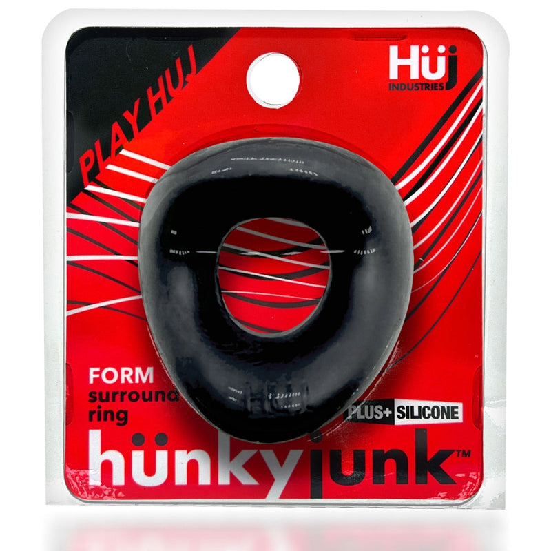 Load image into Gallery viewer, Hunkyjunk Form Silicone Cock Ring Tar Ice
