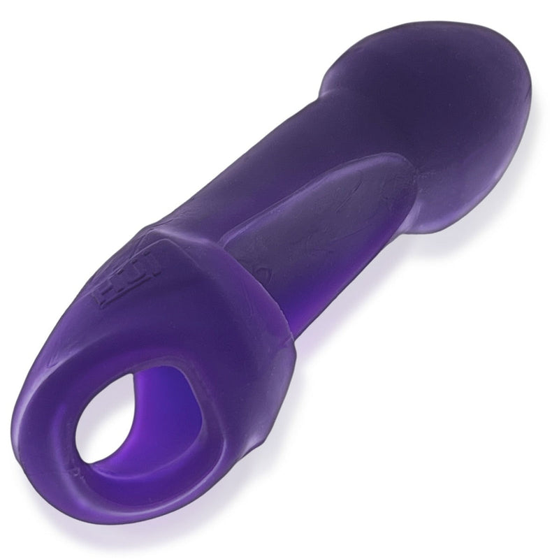 Load image into Gallery viewer, Hunkyjunk Double Thruster Double Penetrator Sling Plum Ice
