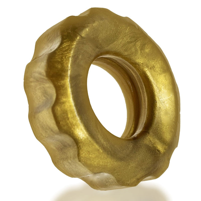 Load image into Gallery viewer, Hunkyjunk Super HUJ Cock Ring 3 Pack Metallic Bronze
