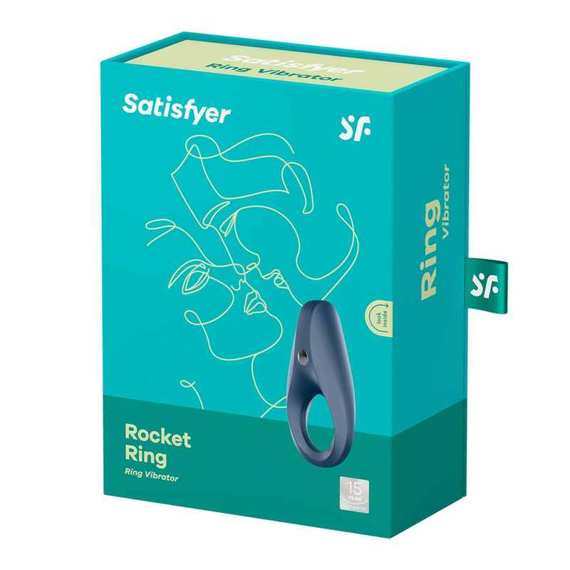 Load image into Gallery viewer, Satisfyer Rocket Vibrating Cock Ring Blue
