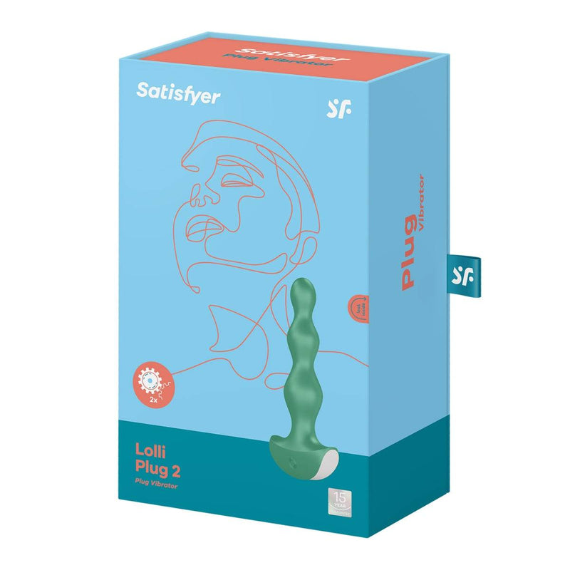 Load image into Gallery viewer, Satisfyer Lolli Plug 2 Anal Vibrator Green
