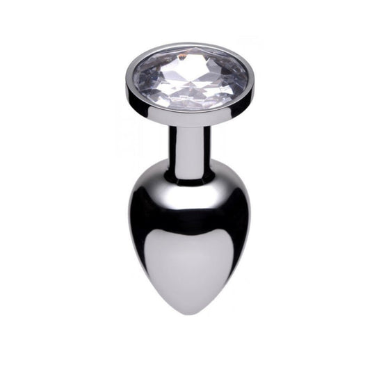 Master Series Jewel Accented Butt Plug Diamond