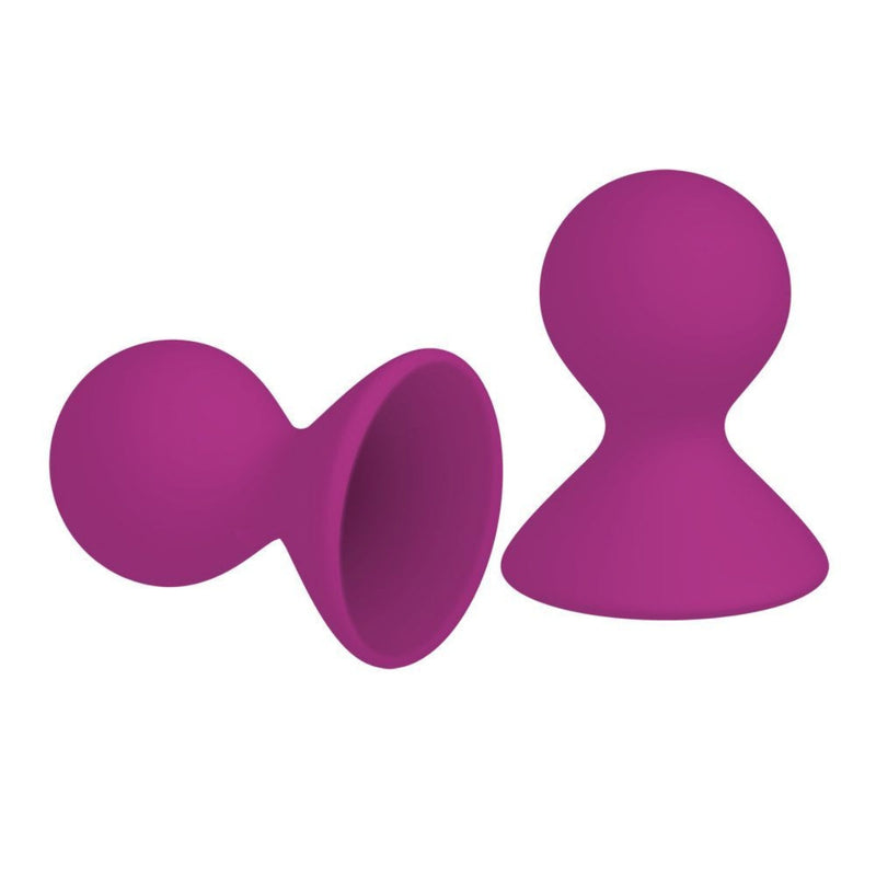 Load image into Gallery viewer, Me You Us Dual Masseuse Nipple Suckers 2 Pack Silicone Pink - Simply Pleasure
