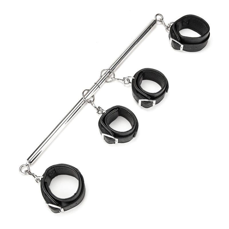Load image into Gallery viewer, Lux Fetish 4 Cuff Expandable Spreader Bar Set
