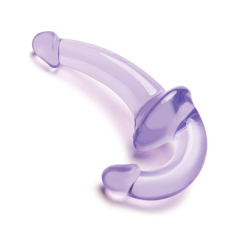 Load image into Gallery viewer, Lux Fetish Strapless Strap-On With Internal G-Spot Dildo Purple
