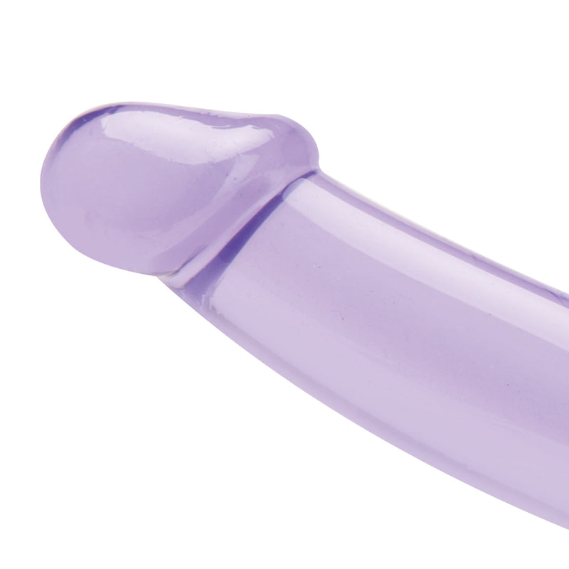 Load image into Gallery viewer, Lux Fetish Strapless Strap-On With Internal G-Spot Dildo Purple
