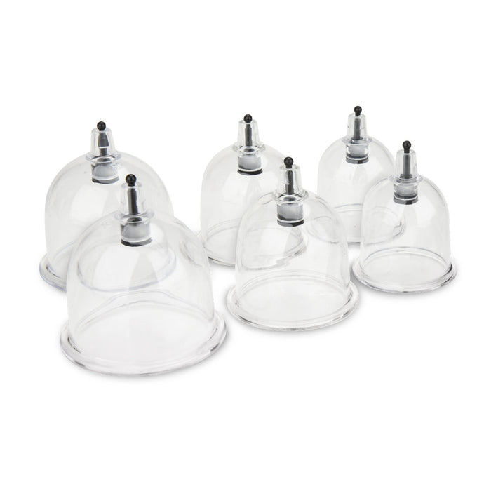 Lux Fetish Erotic Suction Cupping Set Clear