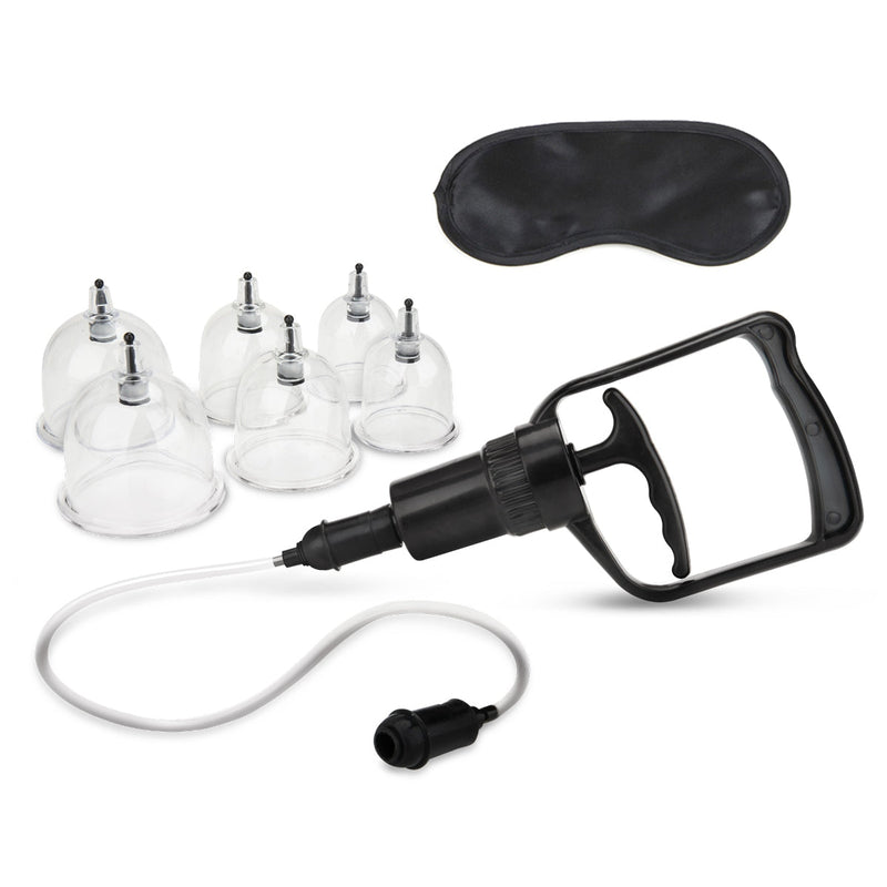 Load image into Gallery viewer, Lux Fetish Erotic Suction Cupping Set Clear
