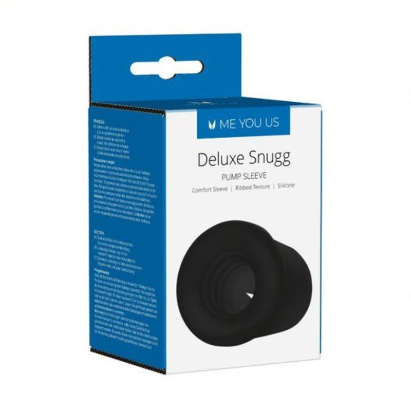 Load image into Gallery viewer, Me You Us Deluxe Snugg Penis Pump Sleeve Black - Simply Pleasure
