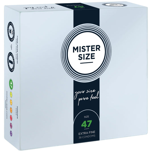 Mister Size Pure Feel Condoms Size 47mm 36 Pack