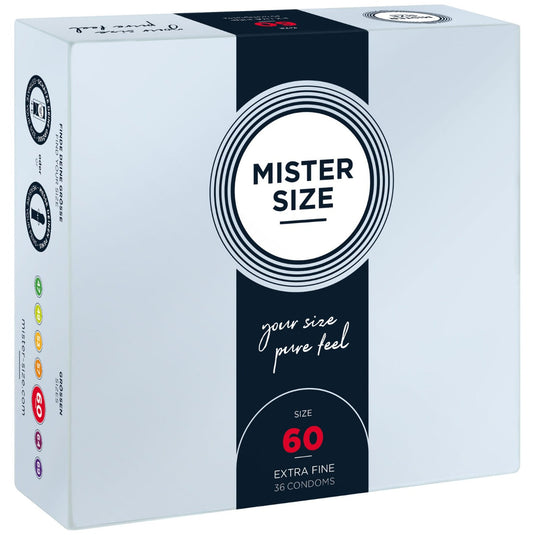 Mister Size Pure Feel Condoms Size 60mm 36 Pack