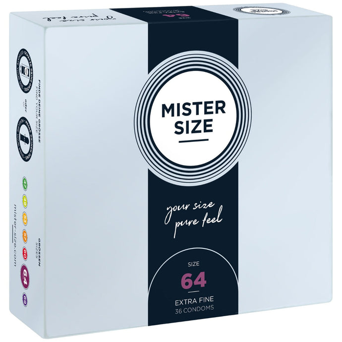Mister Size Pure Feel Condoms Size 64mm 36 Pack