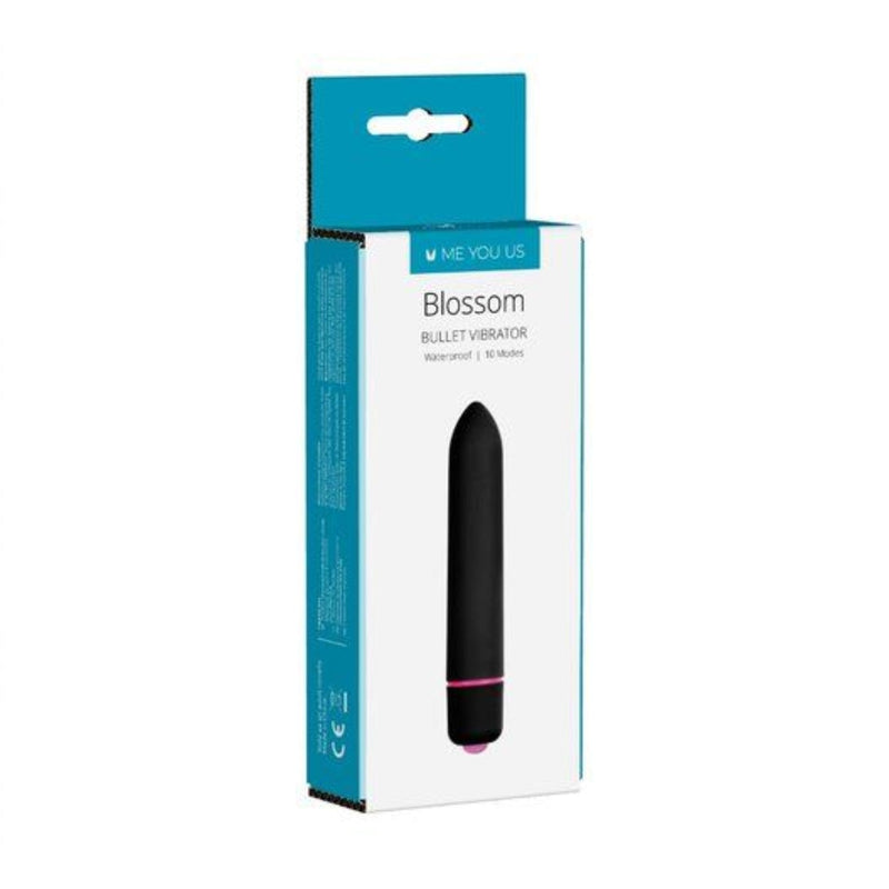 Load image into Gallery viewer, Me You Us Blossom 10 Mode Bullet Vibrator Black
